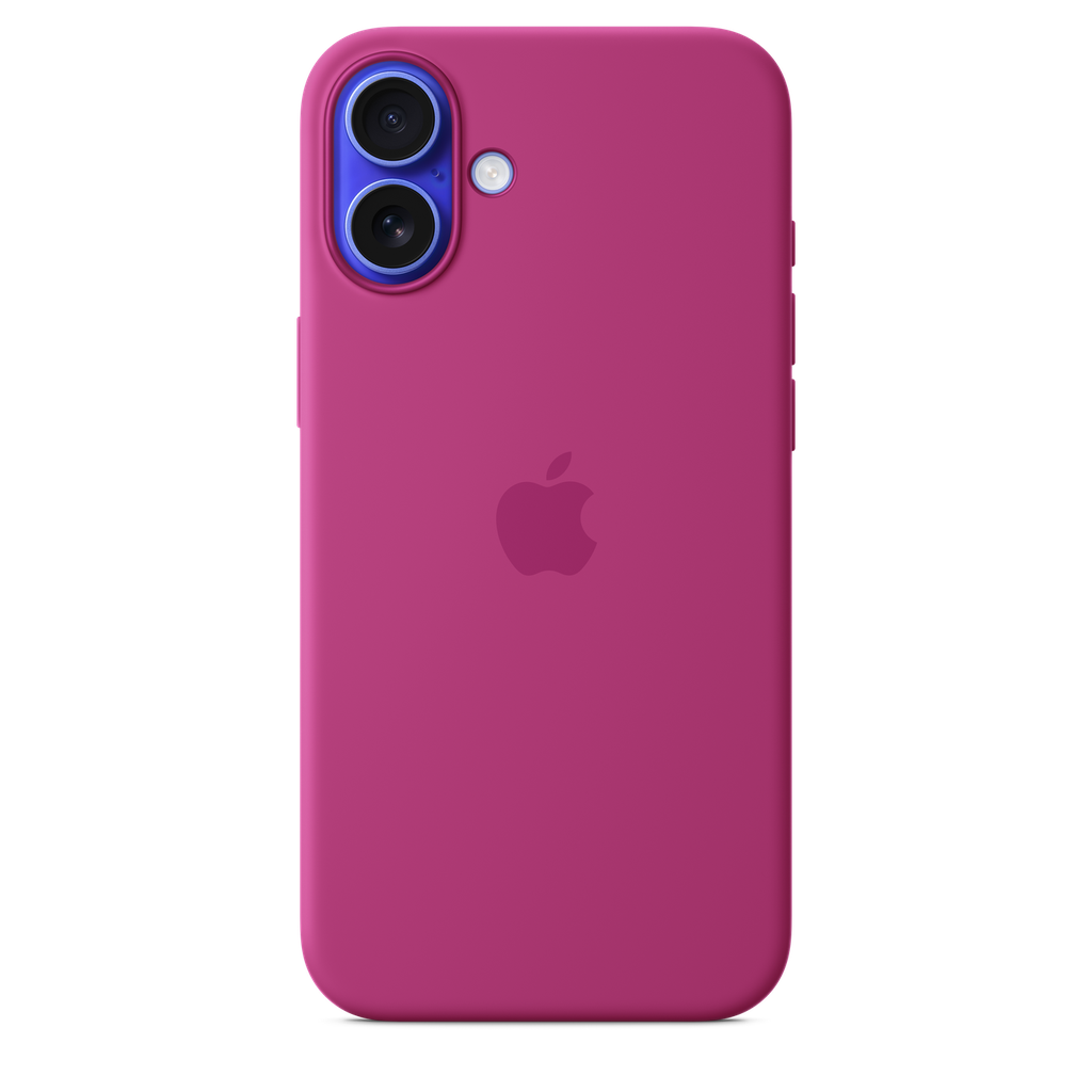 Coque en silicone avec MagSafe pour iPhone 16 Plus