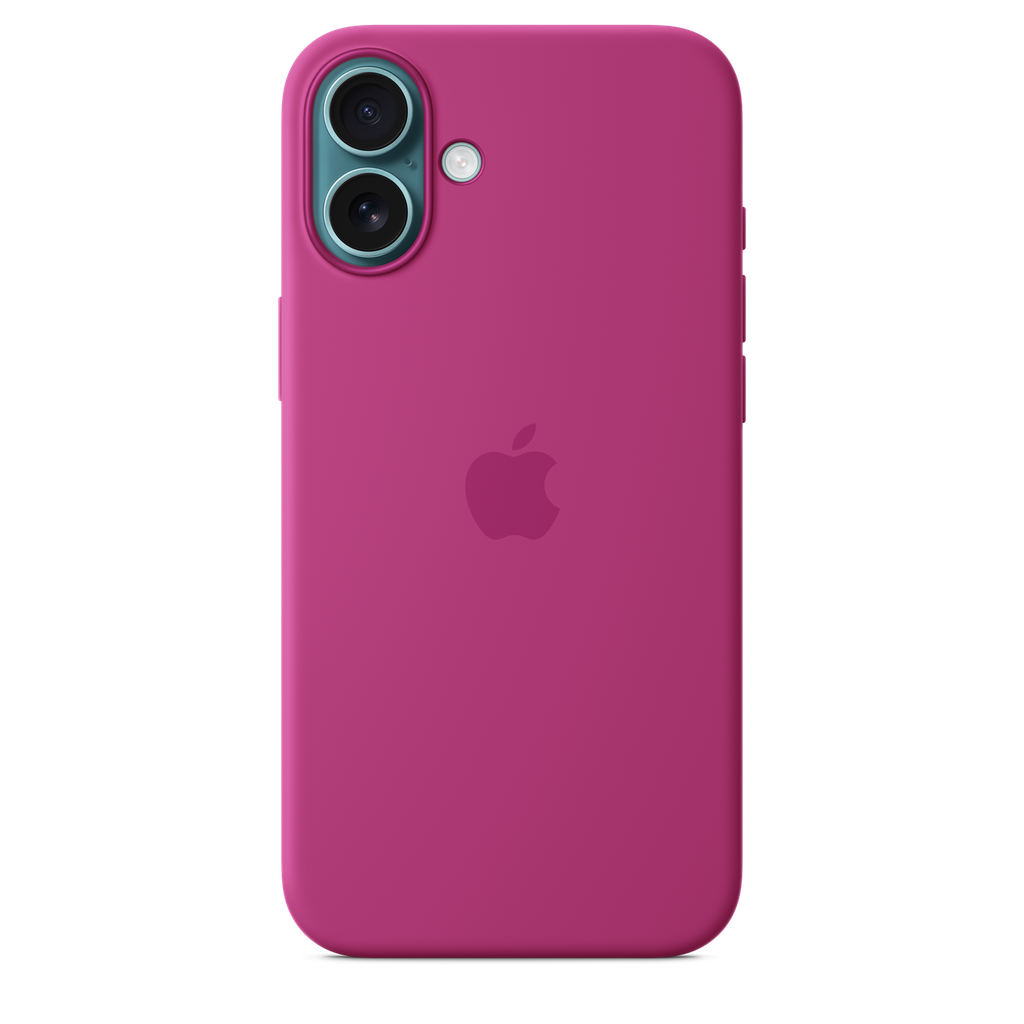 Coque en silicone avec MagSafe pour iPhone 16 Plus 2