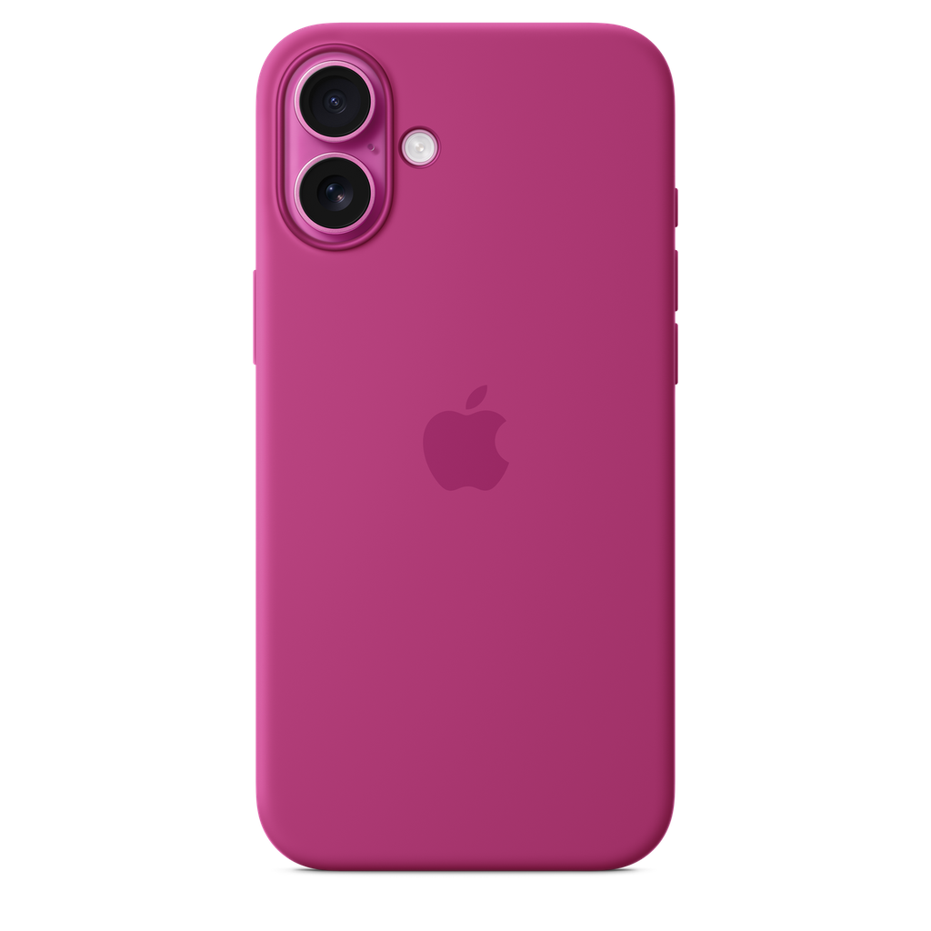 Coque en silicone avec MagSafe pour iPhone 16 Plus 3