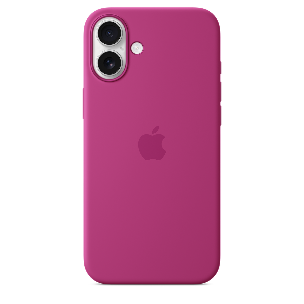 Coque en silicone avec MagSafe pour iPhone 16 Plus 4