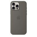 Coque en silicone avec MagSafe pour iPhone 16 Pro Max - Gris minéral 2