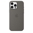 Coque en silicone avec MagSafe pour iPhone 16 Pro Max - Gris minéral 3