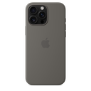 Coque en silicone avec MagSafe pour iPhone 16 Pro Max - Gris minéral 4