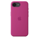 Coque en silicone pour iPhone 16e – Fuchsia 2