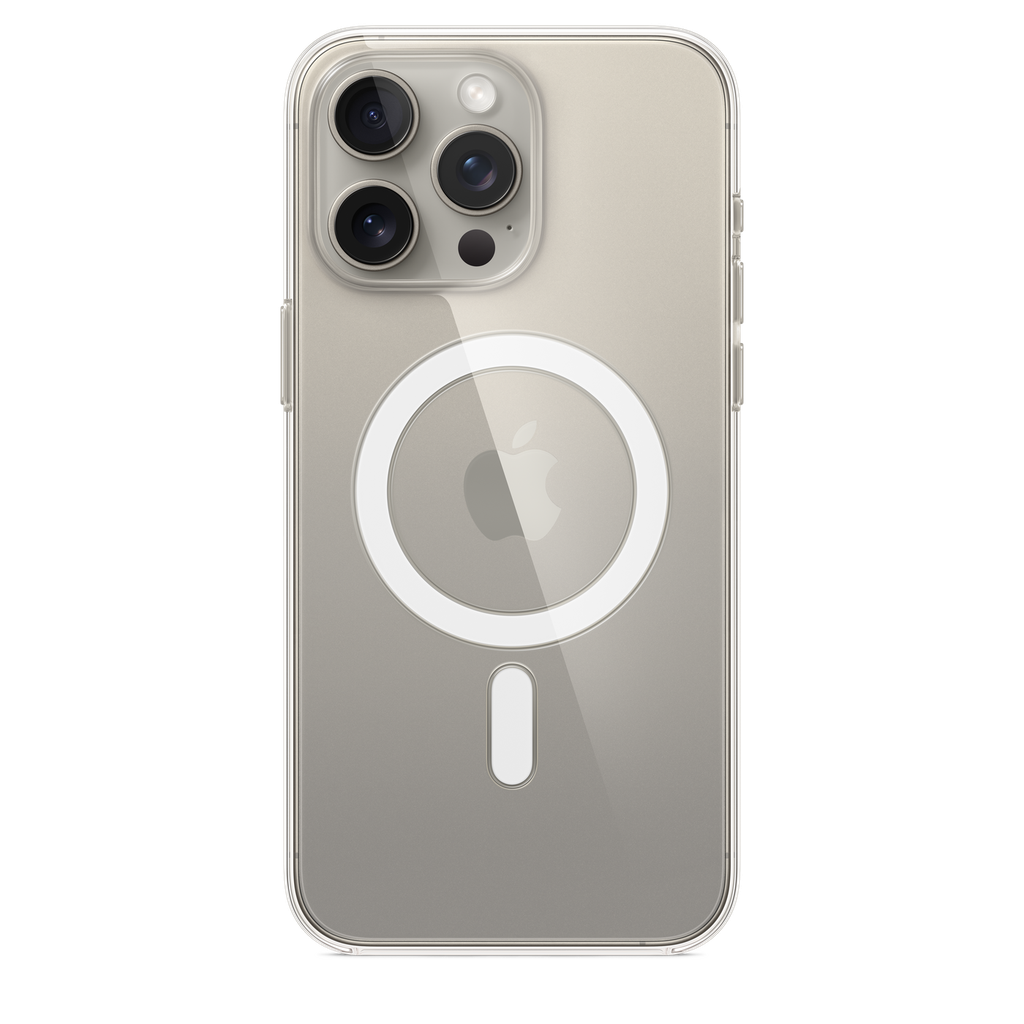 [MT233ZM/A] Coque transparente avec MagSafe pour iPhone 15 Pro Max